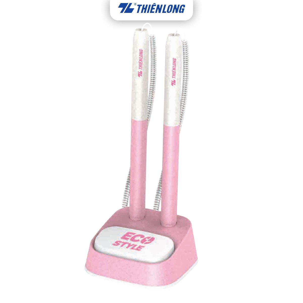 Hình ảnh sản phẩm Bút bi đế cắm Thiên Long ECO - Chất liệu từ vỏ cám trấu