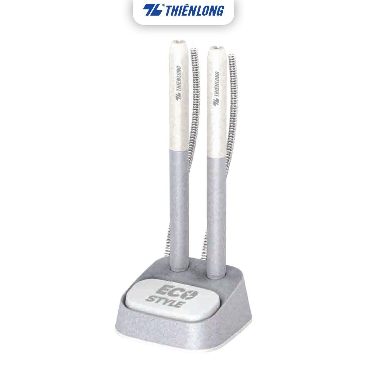Hình ảnh sản phẩm Bút bi đế cắm Thiên Long ECO - Chất liệu từ vỏ cám trấu