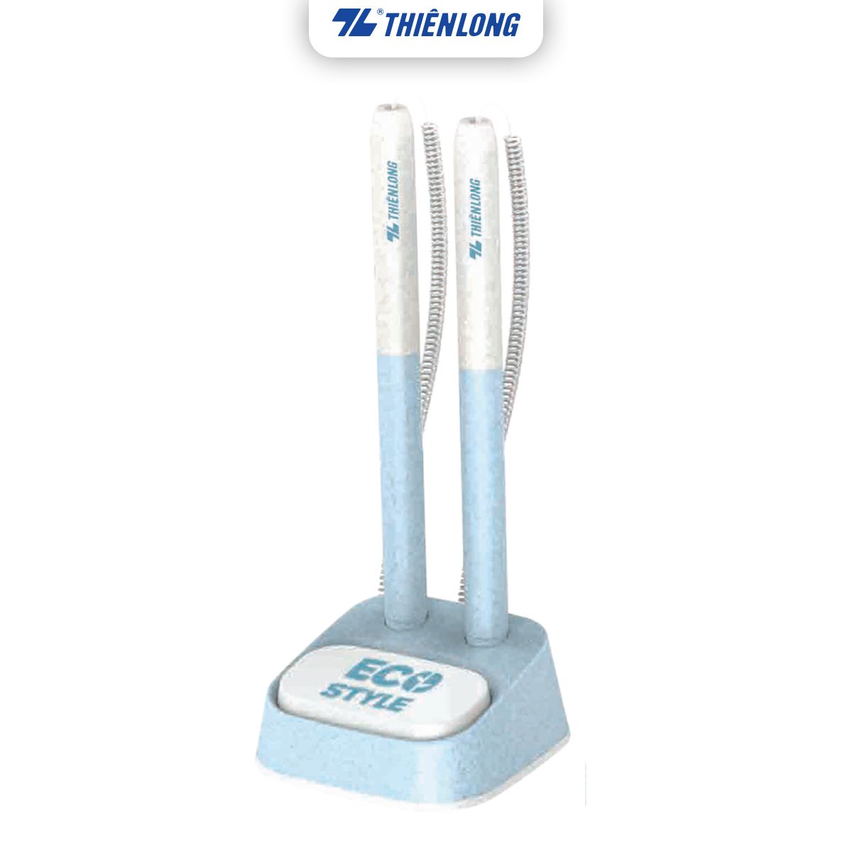 Hình ảnh sản phẩm Bút bi đế cắm Thiên Long ECO - Chất liệu từ vỏ cám trấu