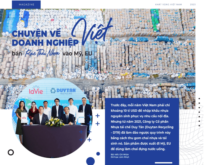 Duy Tân Recycling – Hành trình ‘chai ra chai’ đưa nhựa tái chế Việt Nam ra thế giới